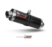 SUZUKI 650 SV 2003-2006 Silenziatore Marmitta MIVV Oval Classic Carbone - 10894