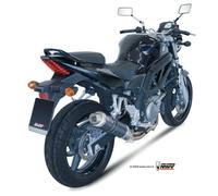 SUZUKI 650 SV 2003-2006 Silenziatore MIVV GP Carbone + Demi-linea
