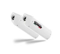 Suzuki B-King 1300 2007-2010 Scarico GPR Doppio Terminale Slip-on Albus Ceramic