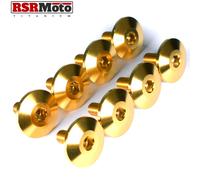 Suzuki Bandit 600 650 GSF600 GSF650 Titanio Camme Valvola Cover Bulloni, Oro