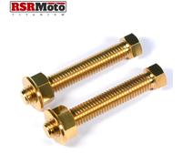 Suzuki Bandit Hayabusa B-King V-Strom Titanio Tendicatena Regolabile Bulloni A