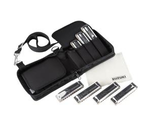 Suzuki Diatonic M-20-7S Harmonica Manji M-20 - Set di 7 chiavi per G, A, B, C, D, E, F, M-20-S