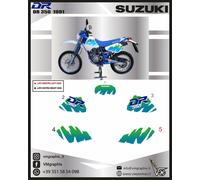 Suzuki DR 350 1991 adesivi/adhesives/grafiche/stickers/decals