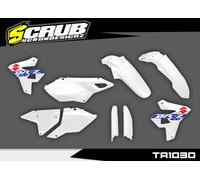 Suzuki DR-Z400SM Supermoto 1999-2024 Restyle Plastics + decalcomanie applicat...