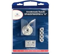 Suzuki, fuoribordo DF40 DF50, DF60 & A, set di anodi in zinco, alluminio, magnesio