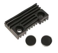 Suzuki GN125 GS125 Kit Supporto Serbatoio Gommine Carburante Nero