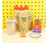 Suzuki GS 500 Servizio Set Filtro Olio Aria Candele Guarnizioni Castrol