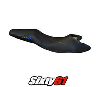 Suzuki GSR 600 2006 2007 2008 2009 2010 2011 coprisedile Tappezzeria Blu Nero
