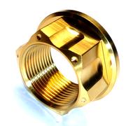 Suzuki GSX1400 2001-2007 DADO FLANGIATO DELL'ASSE POSTERIORE IN TITANIO RACE ORO