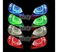 Suzuki Gsxr 600 Halo Faro 2000-2003 CCFL Angel Eye Demon Doppio Luce Anelli