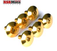 Suzuki GSXR600 Titanio Camme Valvola Coperchio Testata Bulloni, All Models, Oro