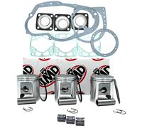 Suzuki GT380 Gt 380 12103-33810 Kit Pistoni x3 Cuscinetti Guarnizione + 2.00mm