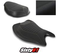 Suzuki Hayabusa coprisedile 2021-2024 2025 Luimoto Orange Nero Tec-Grip Camoscio