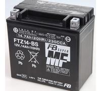 SUZUKI LT V Twin Peaks 4X4 700 2002-2005 BATTERIA FTZ14BS 12V-14AH (YTX14H-BS)