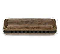 SUZUKI MANJI M-20W Armonica 10 fori copertura in legno modello chiavi A-G...