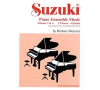 Suzuki Piano Ensemble Music: 2 Pianos - 4 Hands / Second Piano Accompaniments