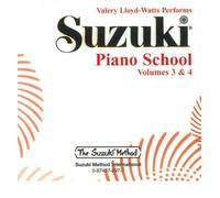 Suzuki Piano School, Vol 3 & 4 (Suzuki Method Core Materials) (CD-Audio) - Common