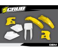 Suzuki RM125 RM250 1996-1998 Kit carrozzeria in plastica motocross colore OEM