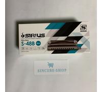 SUZUKI S-48B Bass Chromatic Harmonica Sirius Series 12 fori 48 note