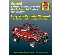 Suzuki Samurai/Sidekick/x-90/vitara & Geo/Chevrolet Tracker Automotive Repair Manual Haynes Automotive Repair Manual Series: Haynes Automotive Repair ... Samurai Sidekick X90 Vitara Geo Chev Tracker