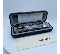 Suzuki SCX-48 Cromatic Harmonica 12 Fori Strumento Musicale Autentico Nuovo G...