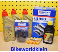 Suzuki SV 650 07-14 Filtro Olio Filtro Aria Candele Olio Castrol S SA ABS