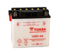 YUASA YUASA Batteria YUASA convenzionale senza acid pack - 12N7-4A Batteria senza pacco acido, taglia 135 mm