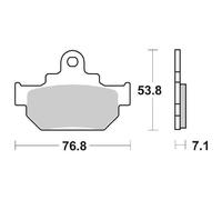 SBS Pastiglie Freno 581HF Ceramic Per Suzuki VL Intruder 125 250 2000/2007