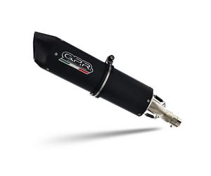 Suzuki V-Strom Dl 1000 2014-2016 Scarico GPR Slip-On Furore Nero