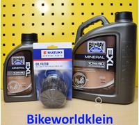 Suzuki Vs 1400 Intruder Olio Bel Ray Exl 10W40 Minerale + Filtro Originale VX51L