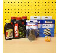 Suzuki Vs 600 750 800 Set Originale Filtro Olio, Aria NGK Olio Motul 5100 10w40