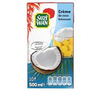 Suzuki Wan - Crema di cocco 500 ml - Lasciate che il vostro palato con questa deliziosa crema di cocco - Esplora i sapori asiatici - 3 pezzi