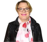 Suzy Eddie Izzard (Scarf) Half Body Buddy Cutout