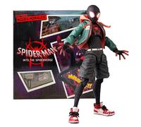 Sv Action Spiderman Miles Morales Collezione di action figure Sentinel Marvel Spider-Man nella Spider Verse Figure Giocattoli di modello