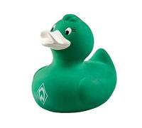 SV Werder Bremen, anatra da bagno, verde, in gomma naturale, sostenibile