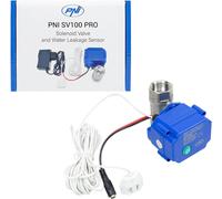 SV100 PRO - Kit Anti-Allagamento Con Sensore E Elettrovalvola DN20 (3/4"), 1.0 M