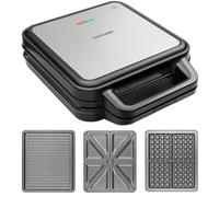 SV3080 Sandwich Maker con piastre di espansione FAMILY 3 in 1 1200 W