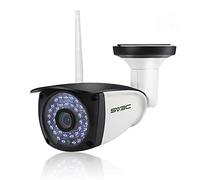 SV3C 1080P - Telecamera di sorveglianza IP WLAN per esterni, IP66, wireless, con istruzioni in tedesco, sensore di movimento, scheda TF da 128 G, compatibile con smartphone/tablet/Windows