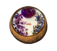 SVADiA candele di cocco con lavender Bliss Amethyst | Candela Aromaterapica | Candela in Cera di Soia Naturale | Set Regalo per Natale | Pasqua | San Valentino | Festa della Mamma | Anniversario