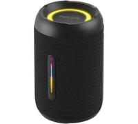 NGS Roller Furia 2 Tiny Black - Altoparlante portatile compatibile con tecnologia Bluetooth, impermeabile IPX7, 20 W, True Wireless, USB, 7 ore di durata della batteria, Nero