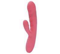Svakom Vibratore Rabbit Avery – Doppia stimolazione, ricaricabile in silicone 19,1 cm Rosa