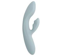 Svakom Chika - Vibratore con braccio clitorideo controllato tramite app (grigio)