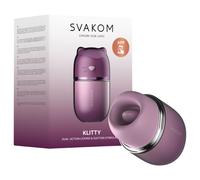 Svakom Klitty Dual-Action Licking & Suction Stimulator Dusty Lavender