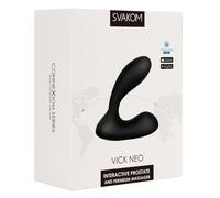 Svakom Vick Neo - Vibratore anale VR ricaricabile intelligente (nero)