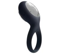 Svakom Tyler - anello fallico vibrante ricaricabile impermeabile - nero