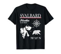 Svalbard - Adventure Is Out There - Bandiera norvegese Maglietta