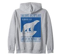 Svalbard Norway Polar Bear - Longyearbyen Spitsbergen Bears Felpa con Cappuccio