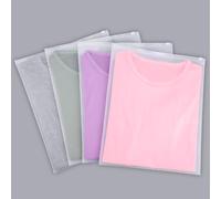 Svaldo Sacchetti per Vestiti, 100 Pezzi 30 * 35cm Buste Plastica Richiudibili, Sacchettini Trasparenti per Indumenti, Sacchetto Impermeabile Smerigliata per Scarpe (Senza Fori di Sfiato)