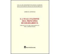 Svalutazione del principio di solidarieta'