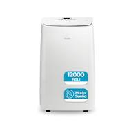 Svan Aire Acondicionado Portátil, 12000 BTU. SAAP1200B. Bomba de Calor, Display LED manual, Temporizador, Mando a Distancia, Kit instalación ventana incluido, Clasificación Energética A